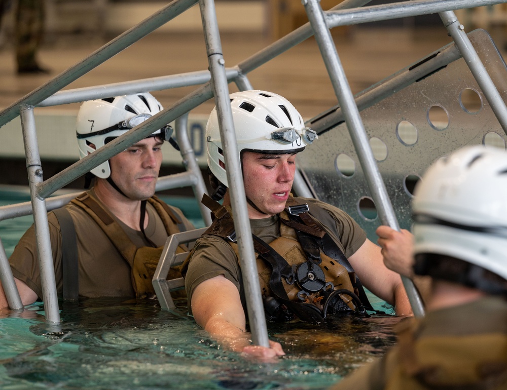 22nd Training Squadron Underwater Egress Training