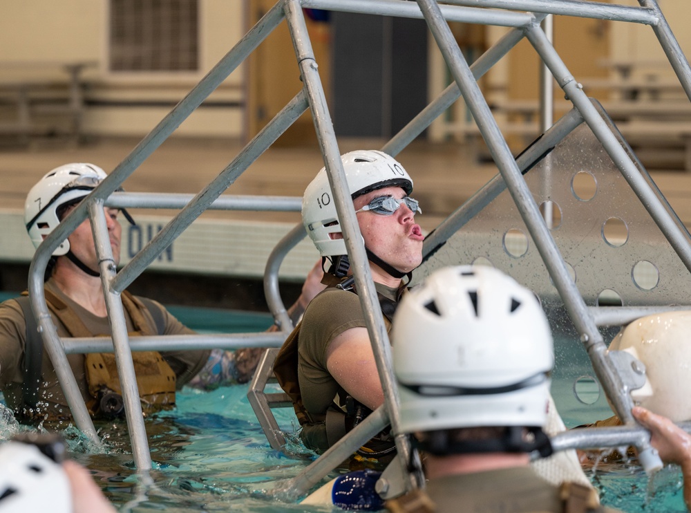 22nd Training Squadron Underwater Egress Training