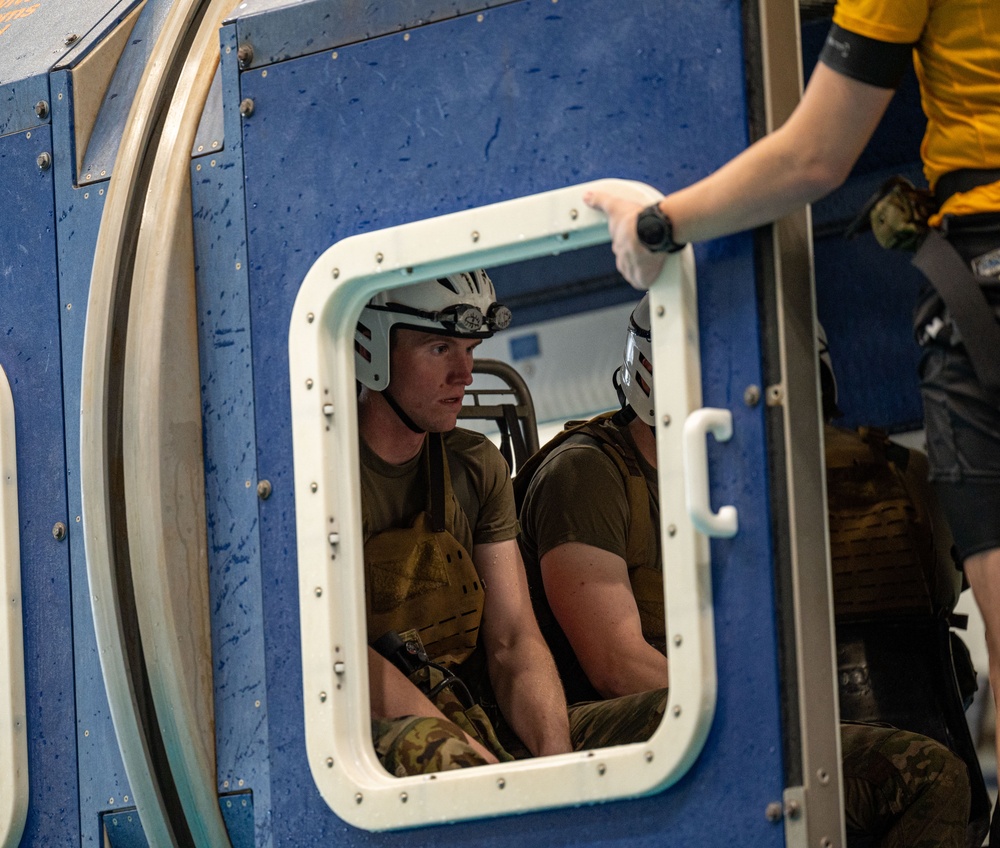 22nd Training Squadron Underwater Egress Training