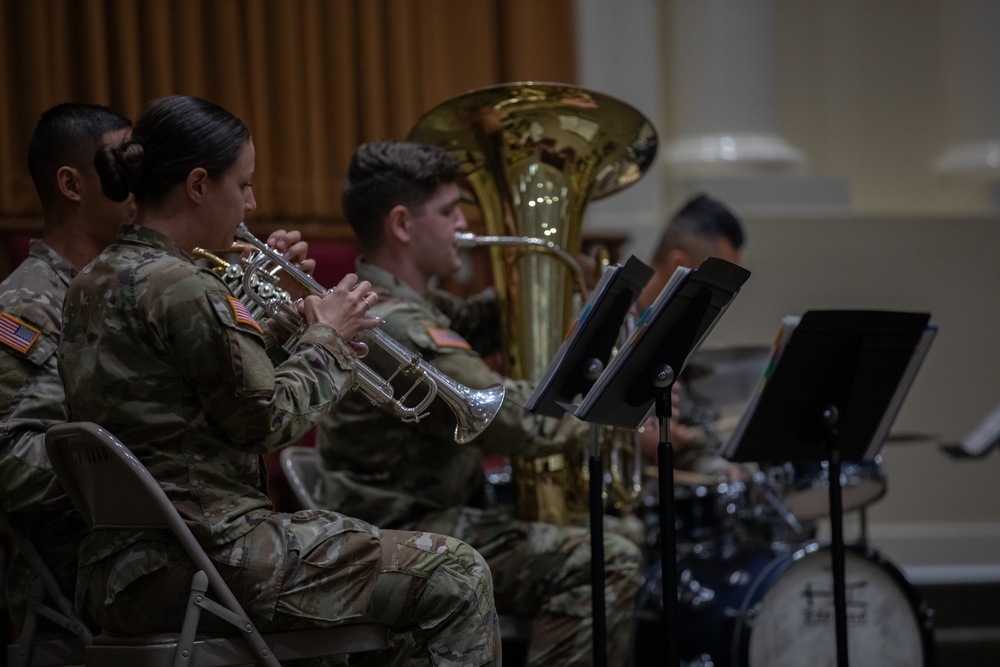 USAREC wraps up National Educator’s Tour with band demonstration