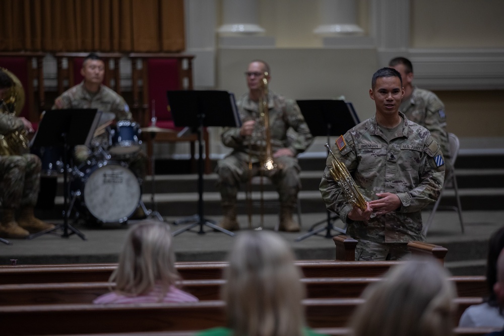 USAREC wraps up National Educator’s Tour with band demonstration