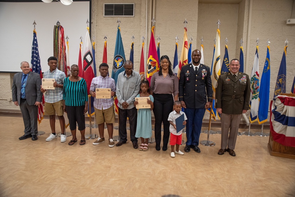 Rock Island Arsenal bids farewell to 1 Soldier and 1 Civilian at retirement ceremony