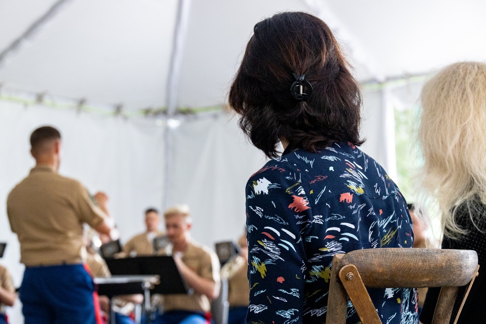 Marine Forces Reserve Ceremonial Band performs for the Department of Agriculture Ambassadors