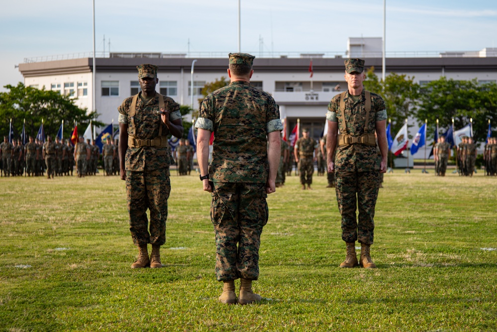 Headquarters and Headquarters Squadron, Marine Corps Air Station Iwakuni, Welcomes New Sergeant Major