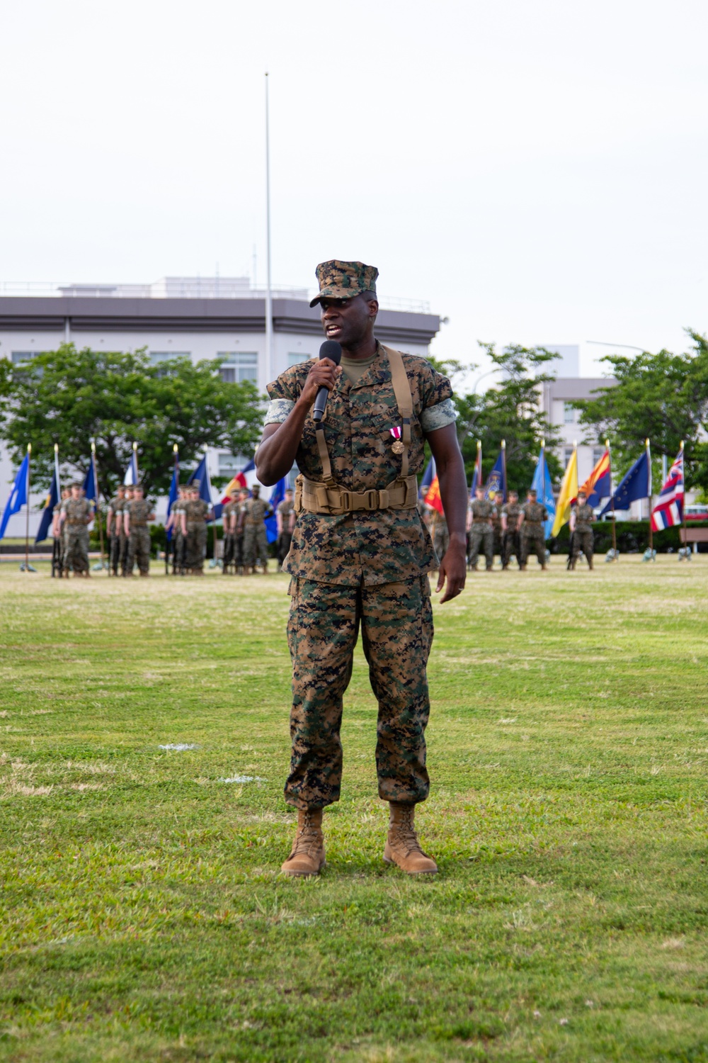 Headquarters and Headquarters Squadron, Marine Corps Air Station Iwakuni, Welcomes New Sergeant Major