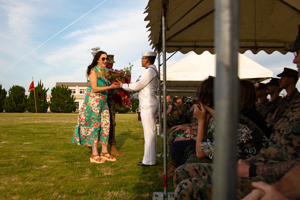 Headquarters and Headquarters Squadron, Marine Corps Air Station Iwakuni, Welcomes New Sergeant Major