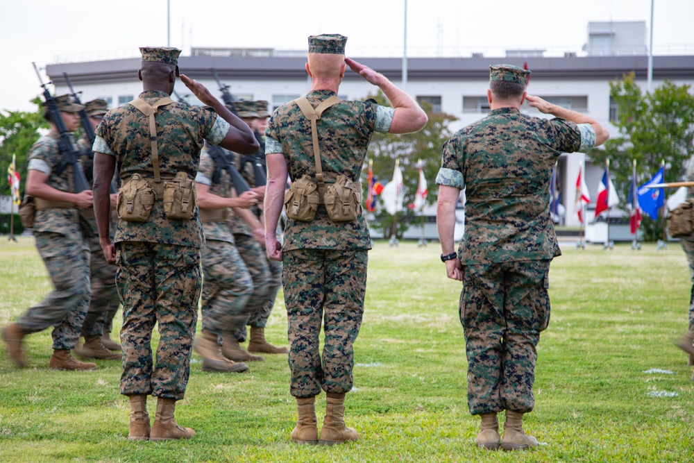 Headquarters and Headquarters Squadron, Marine Corps Air Station Iwakuni, Welcomes New Sergeant Major