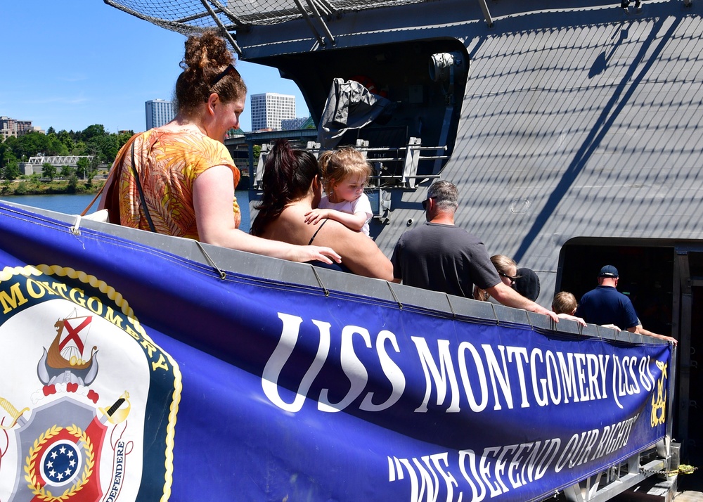 DVIDS Images USS Montgomery Sailors Host Ship Tours During Portland