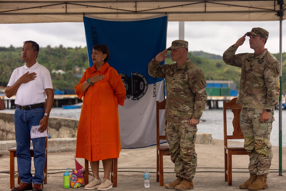 7th Engineer Dive Detachment Basco Port closing ceremony