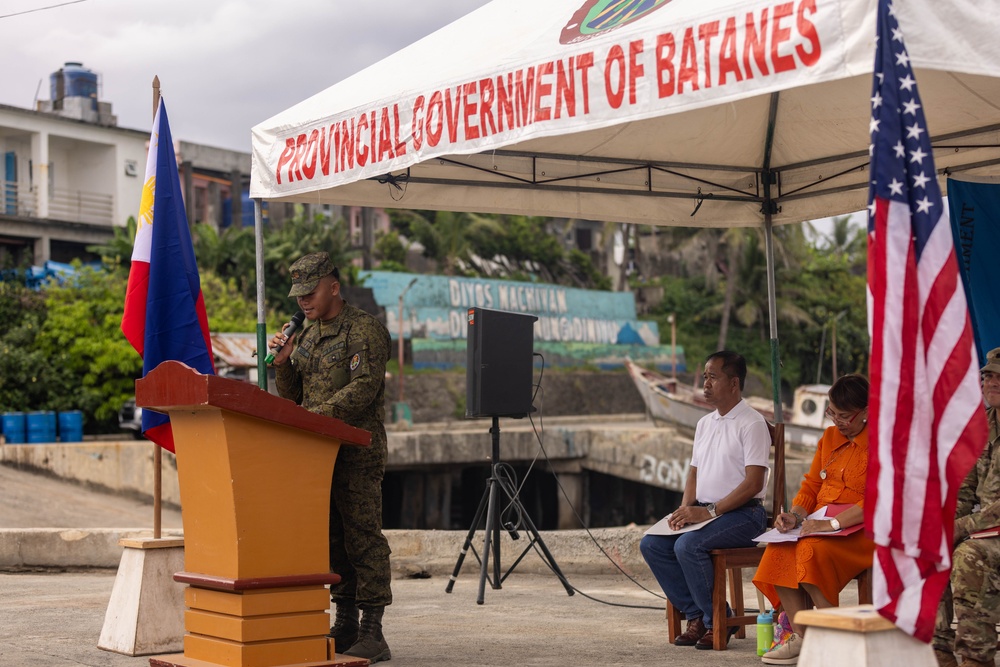 7th Engineer Dive Detachment Basco Port closing ceremony