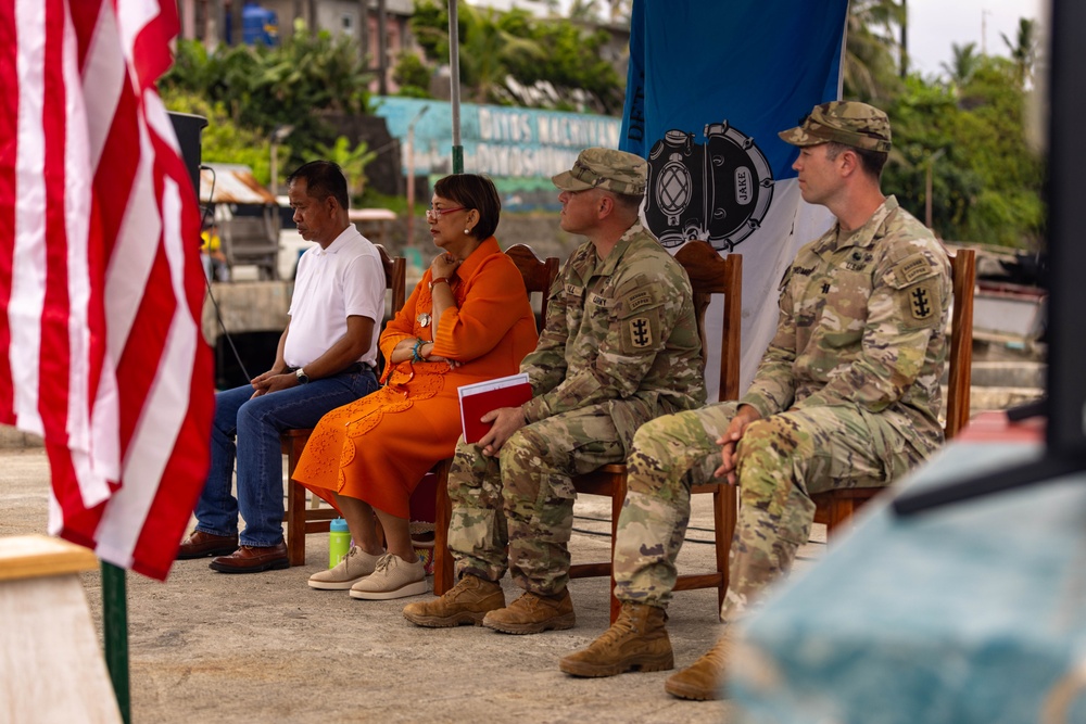 7th Engineer Dive Detachment Basco Port closing ceremony