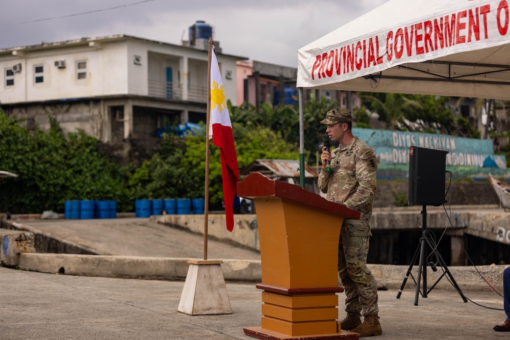 7th Engineer Dive Detachment Basco Port closing ceremony