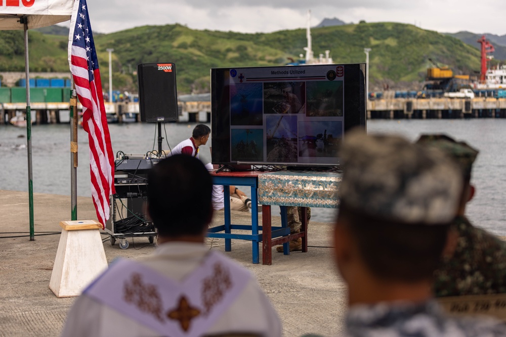 7th Engineer Dive Detachment Basco Port closing ceremony