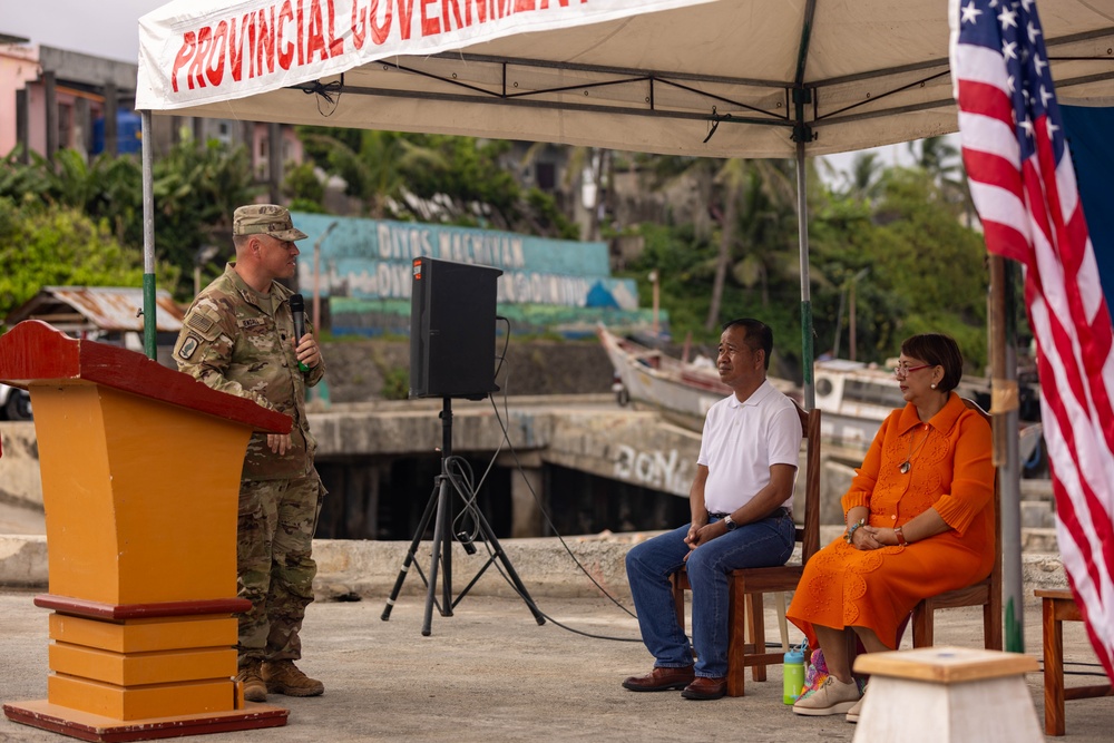 7th Engineer Dive Detachment Basco Port closing ceremony