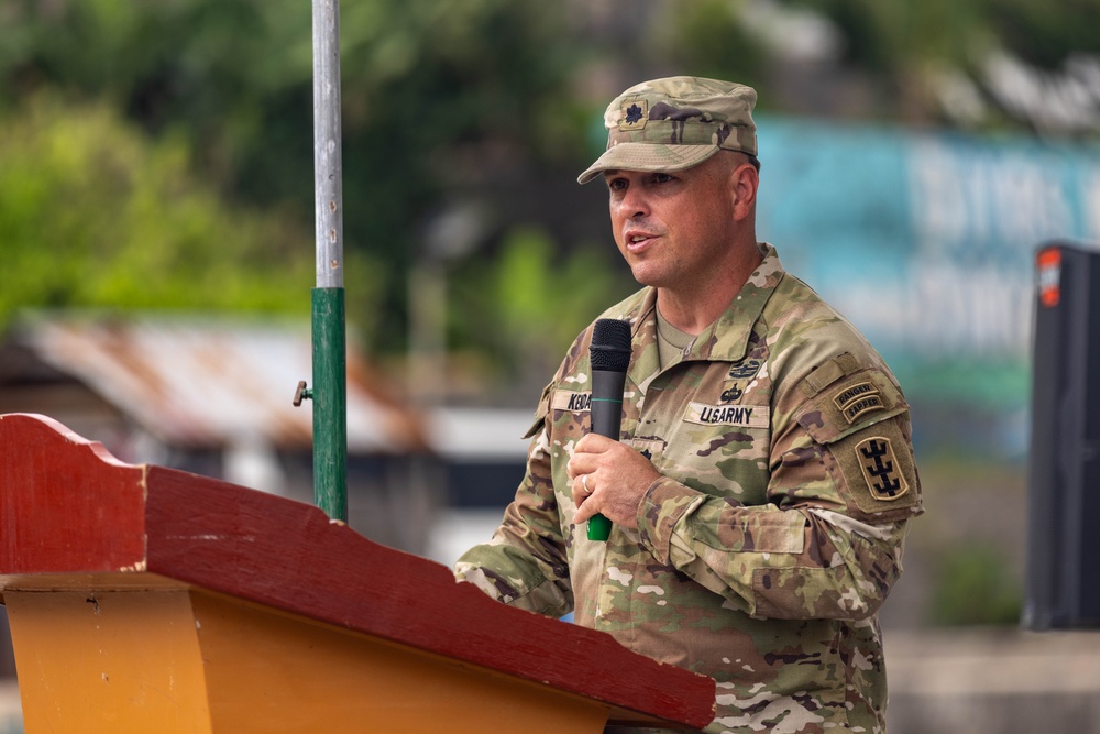 7th Engineer Dive Detachment Basco Port closing ceremony