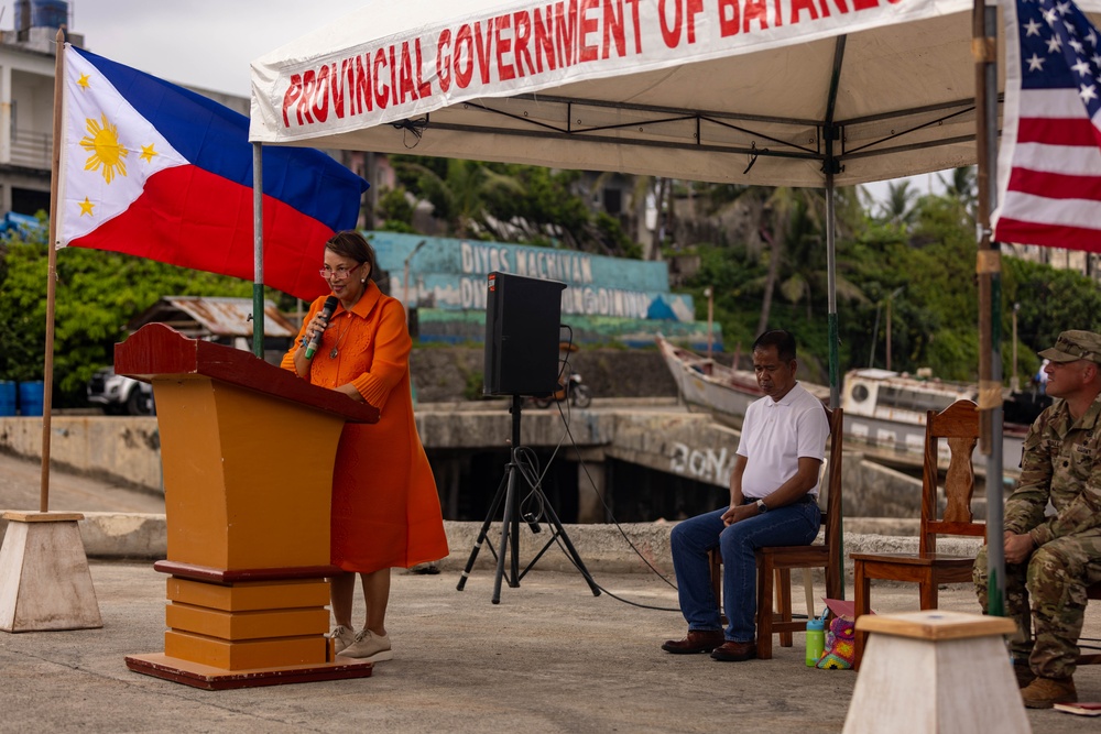 7th Engineer Dive Detachment Basco Port closing ceremony