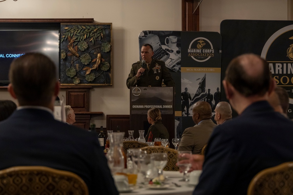 III MEF, MCIPAC Marines attend 6th Annual Marine Corps Association Okinawa Professional Dinner