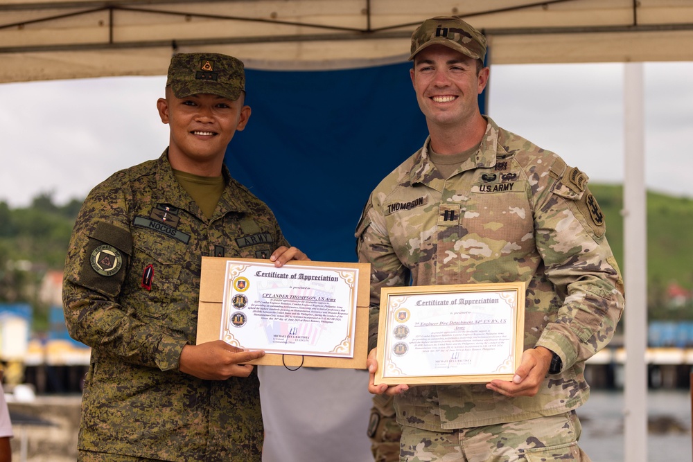 7th Engineer Dive Detachment Basco Port closing ceremony