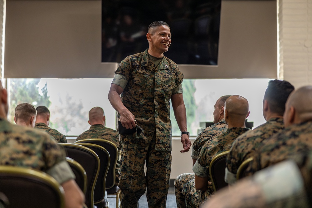 Sergeant Major of the Marine Corps visits Camp Pendleton first sergeants