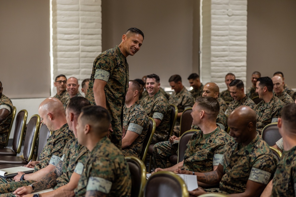 Sergeant Major of the Marine Corps visits Camp Pendleton first sergeants