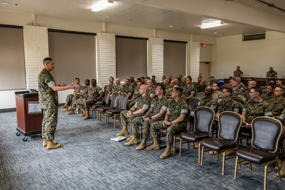 Sergeant Major of the Marine Corps visits Camp Pendleton first sergeants