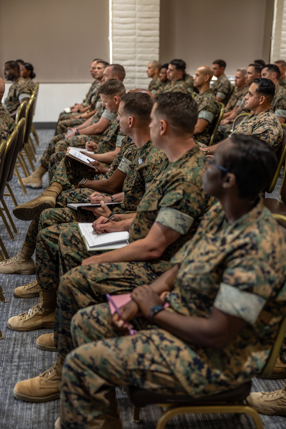 Sergeant Major of the Marine Corps visits Camp Pendleton first sergeants