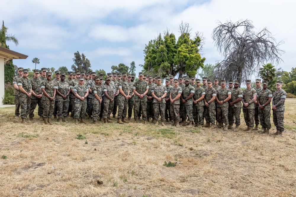 Sergeant Major of the Marine Corps visits Camp Pendleton first sergeants