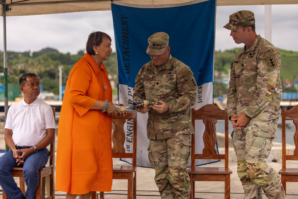 7th Engineer Dive Detachment Basco Port closing ceremony