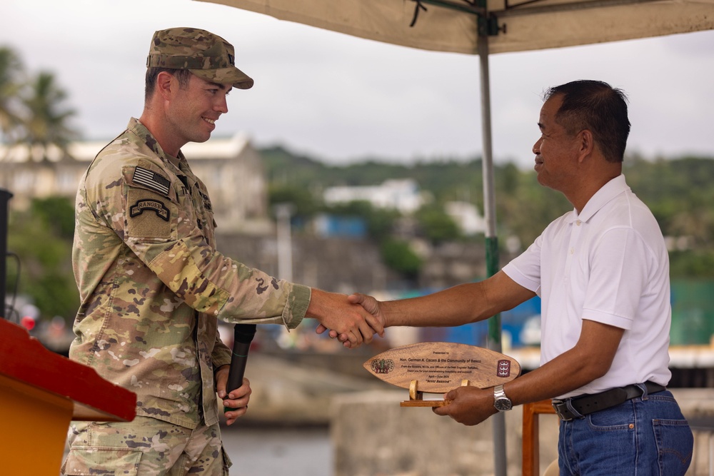 7th Engineer Dive Detachment Basco Port closing ceremony