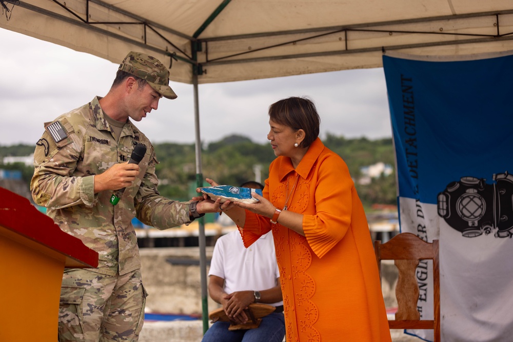 7th Engineer Dive Detachment Basco Port closing ceremony