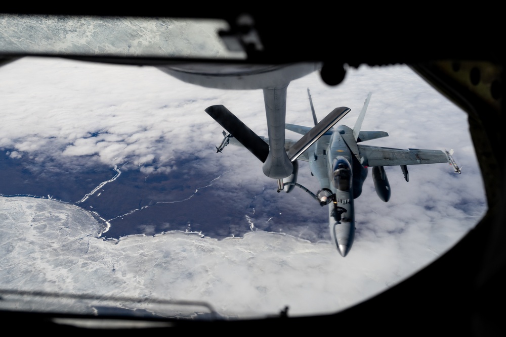 US &amp; Canadian Forces Fly Over Alaska