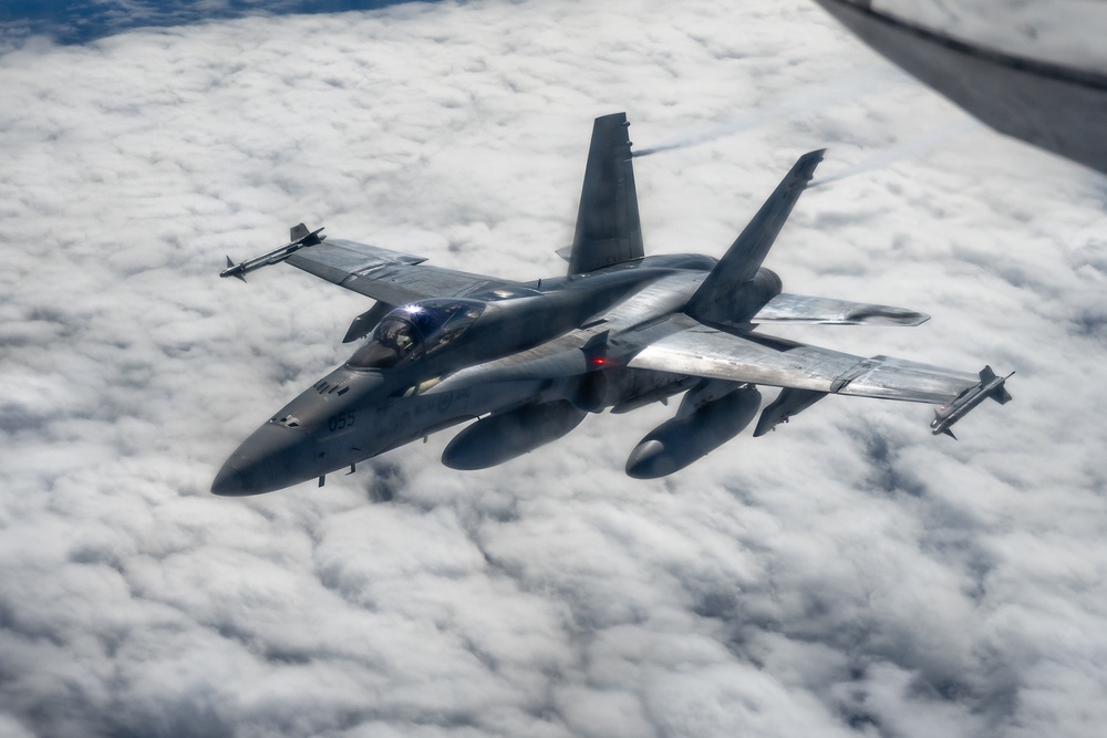 US &amp; Canadian Forces Fly Over Alaska