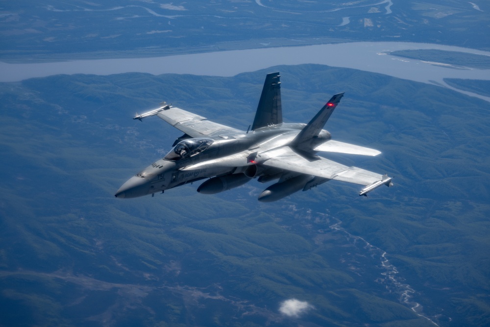 US &amp; Canadian Forces Fly Over Alaska