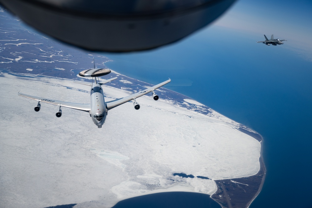 US &amp; Canadian Forces Fly Over Alaska