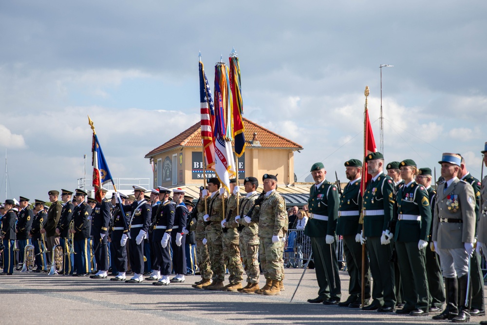 D-Day 80 Utah Beach 4th Infantry Division Ceremony