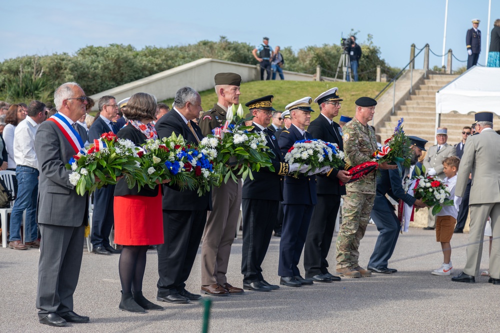 D-Day 80 Utah Beach 4th Infantry Division Ceremony