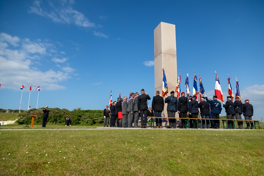 D-Day 80 Utah Beach 4th Infantry Division Ceremony