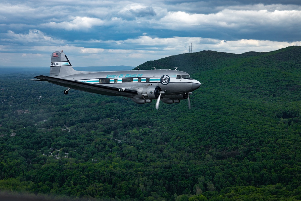 D-Day Squadron Travels Over 3,000 Miles, Crosses Atlantic Ocean to Commemorate 80th Anniversary of D-Day