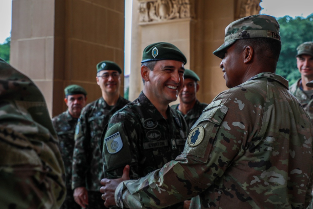 U.S. Army South hosts the Brazilian Army delegation for the 40th annual bilateral staff talks