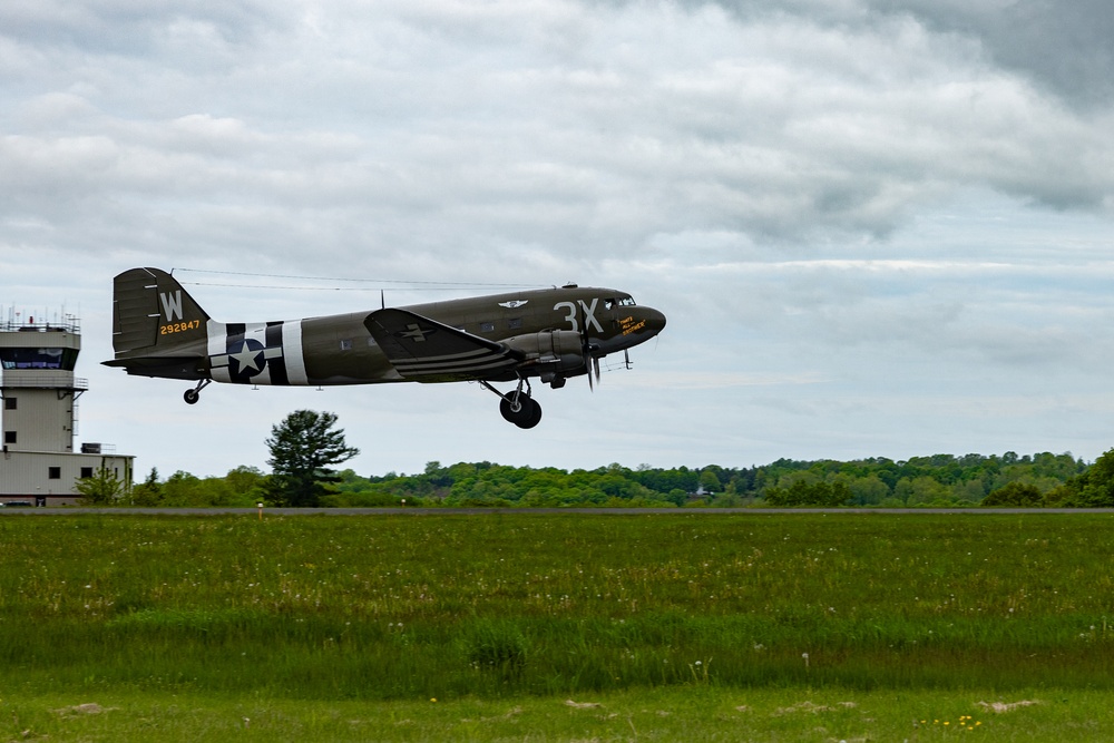 D-Day Squadron Travels Over 3,000 Miles, Crosses Atlantic Ocean to Commemorate 80th Anniversary of D-Day