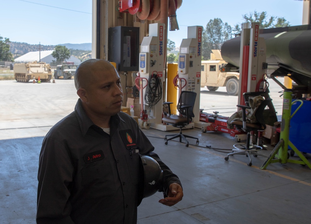 Miltechs with the 63rd help out