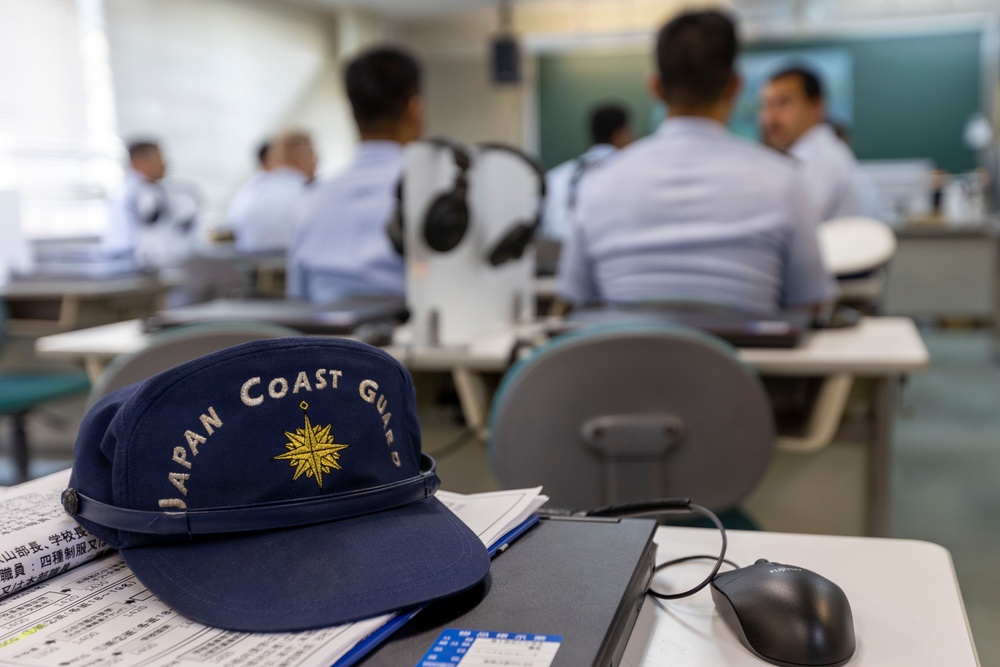 U.S. Coast Guardsmen tour Japanese Coast Guard School