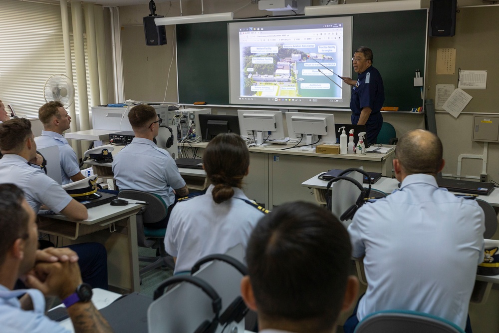 U.S. Coast Guardsmen tour Japanese Coast Guard School