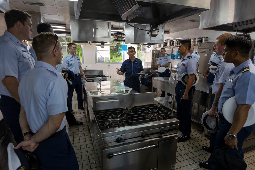 U.S. Coast Guardsmen tour Japanese Coast Guard School