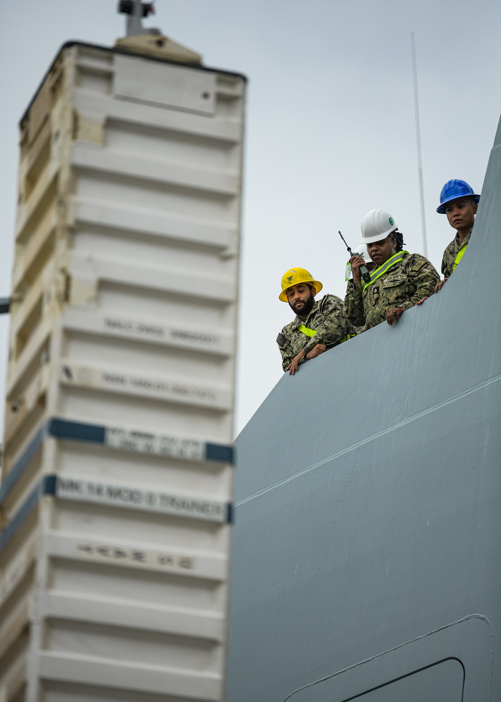 NCHB 1 and Danish Navy load missiles