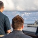 USS Russell (DDG 59) receives over 100 pallets worth of supplies during a vertical replenishment with USNS Wally Schirra (T-AKE 8)