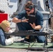 USS Russell (DDG 59) crew-served weapons shoot with commanding officer and executive officer