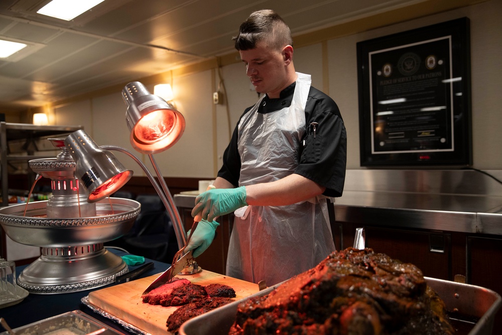 Brunch aboard USS Tripoli