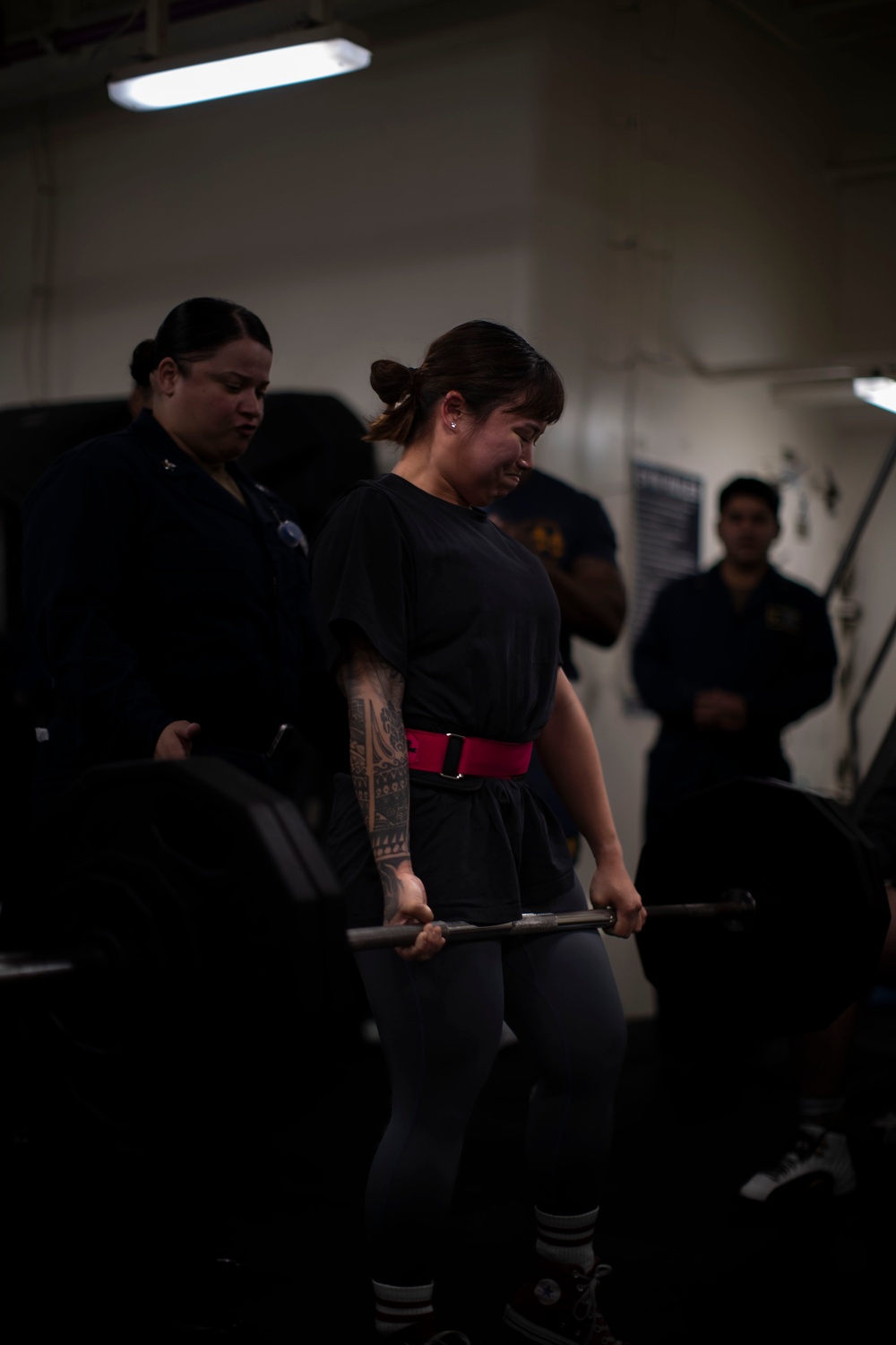 USS Tripoli's &quot;500/1000 LB Club&quot; challenge