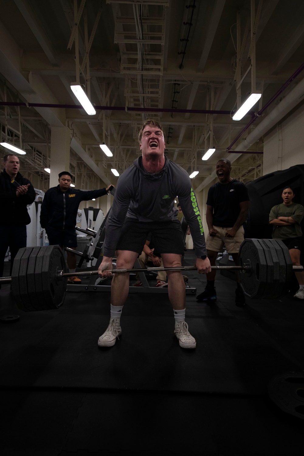 USS Tripoli's &quot;500/1000 LB Club&quot; challenge